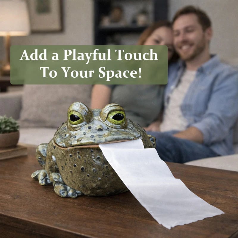 Funny Toad Tissue Holder
