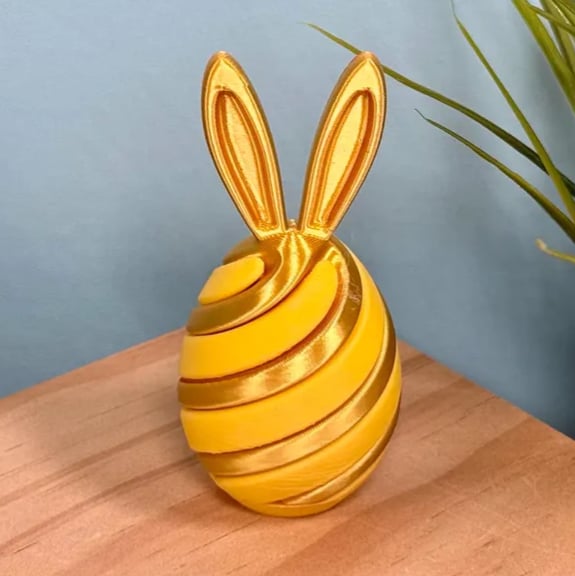 🔥Last Day 49% OFF - 🐰3D Printed Easter Egg Fidget Toy🐣 | Bunny Swirl Easter Basket💐