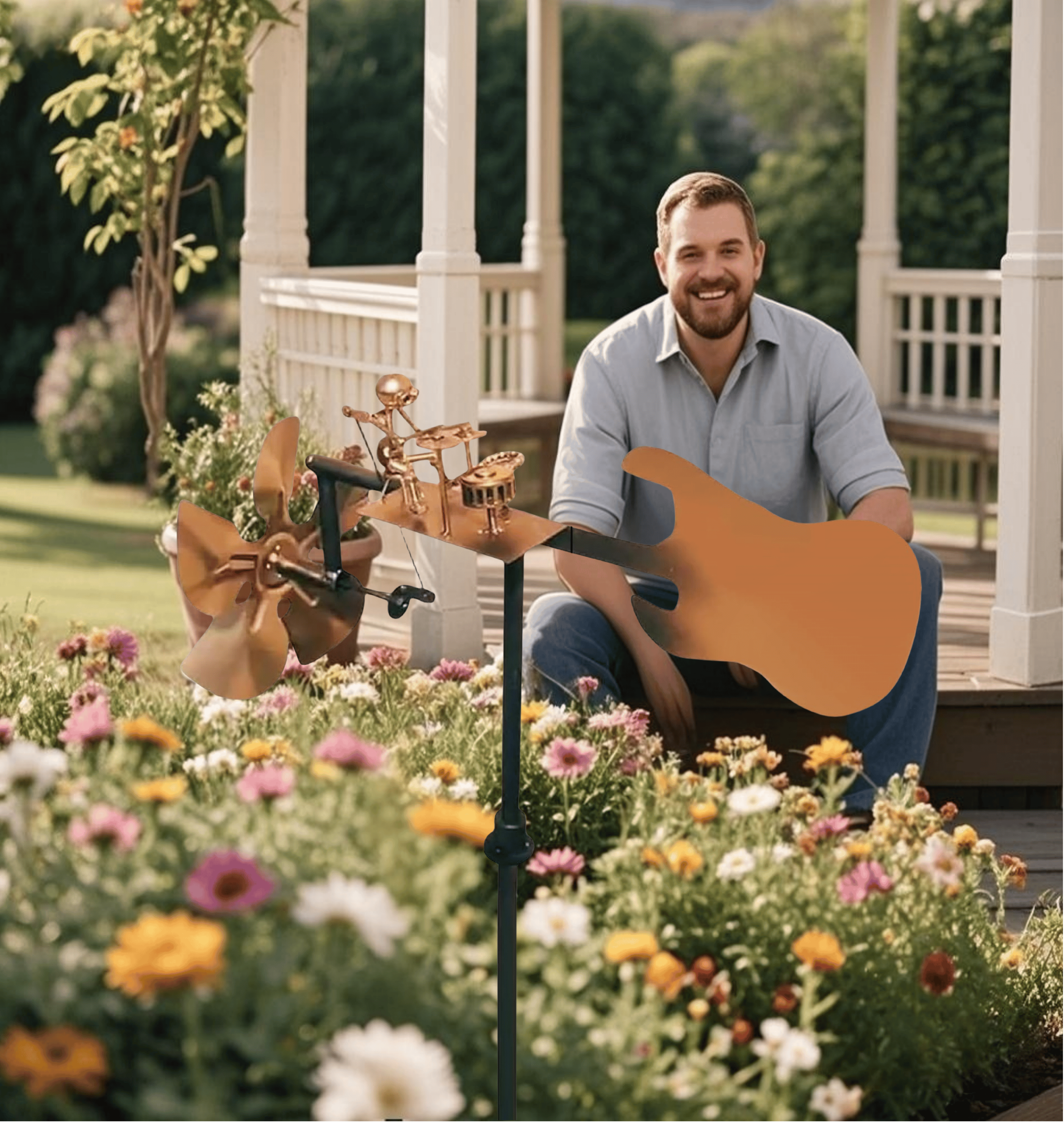 🔥🔥Last Day 49% OFF🥁Limited Handmade Windmill with Pole🎸