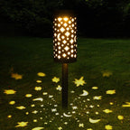 Solar Garden Stake Lights with Star & Moon Projection